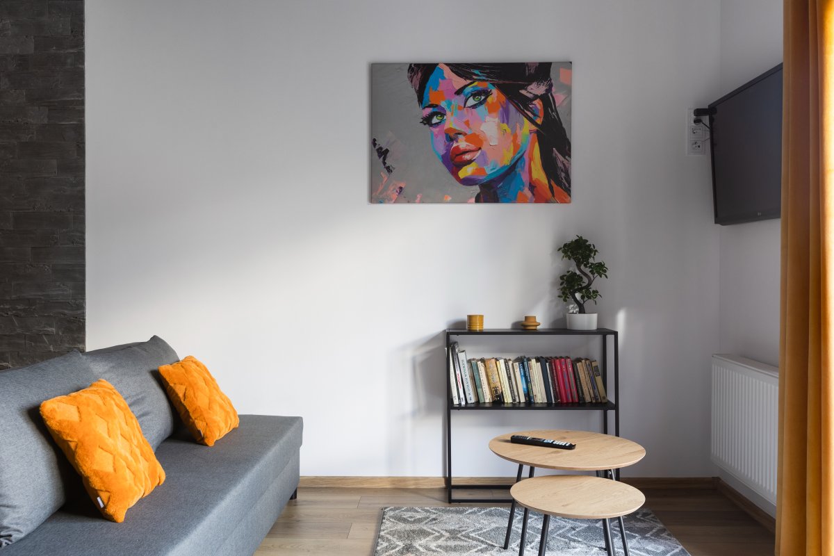 Sesja pięknych apartamentów Szczyrk. Wnętrza w otoczeniu górskiej zieleni