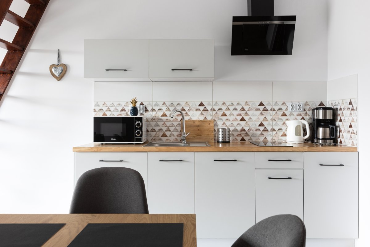 Sesja pięknych apartamentów Szczyrk. Wnętrza w otoczeniu górskiej zieleni