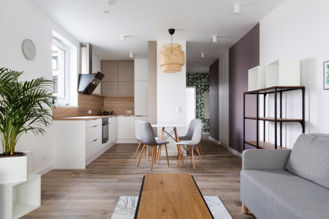 Fotografia wnętrz i architektury 40 Sesja wnętrza przestronnego mieszkania na wynajem