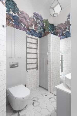 Fotografia wnętrz i architektury 45 Sesja pięknej białej łazienki w Krakowie